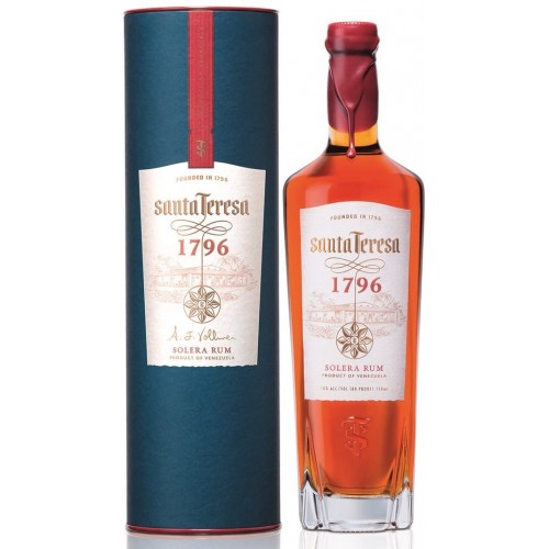Rum Santa Teresa 1796 Solera da 700 ml, confezione regalo