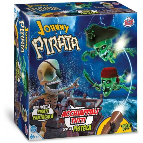 Gioco da tavolo Johnny Il Pirata, con 6 proiettori, per tutta la famiglia