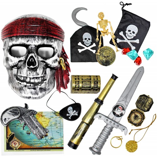 Set da 15 regalini fine festa tema Pirata