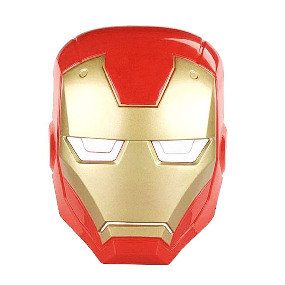 Idea Regalo per natale e compleanno Maschera Iron Man Carnevale Accessori ottima qualità Bambini Adulti Travestimento cosplay Halloween 