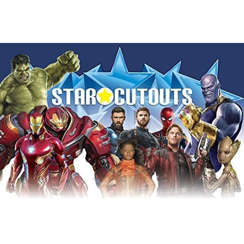 Star Cutouts SC1145 grandezza naturale sagoma personaggio Ironman ufficiale Marvel Avengers infinity War nanotech tuta life-s