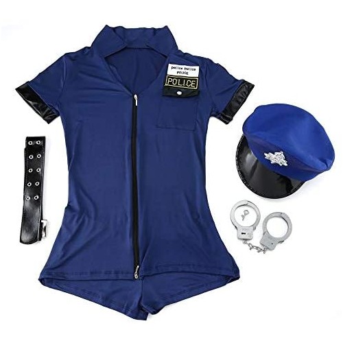 Costume da poliziotta sexy completo di accessori