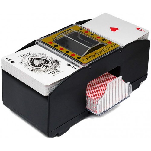 Mescolatore di carte automatico per 2 mazzi, per carte da Poker