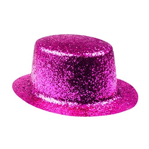 Cappello fluo party colore magenta, taglia unica, per adulti