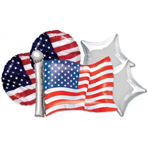 Set di palloncini foil USA, bandiera Americana