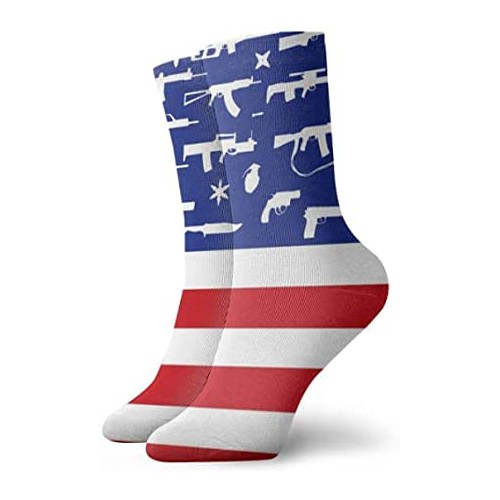 Calzini unisex stile bandiera americana, USA, idea regalo