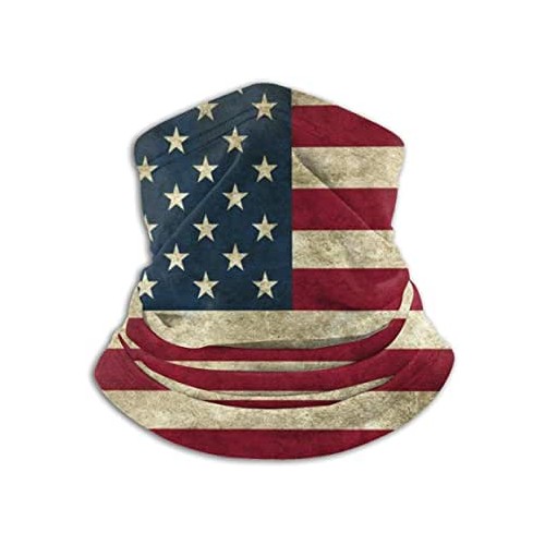 Scaldacollo vintage bandiera americana, USA, unisex