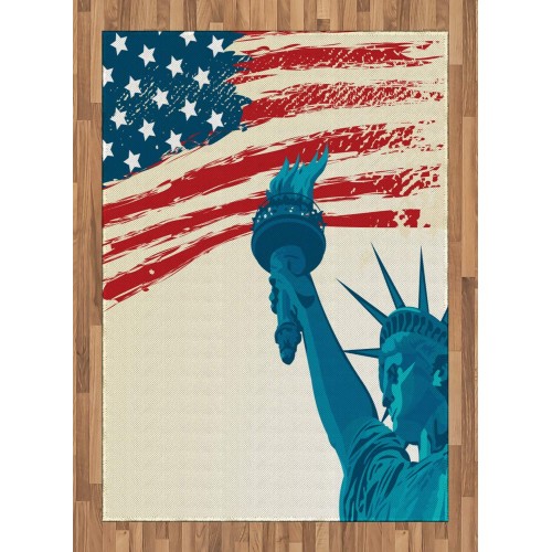 Tappeto da salotto USA, con bandiera Americana da 160 cm x 230 cm
