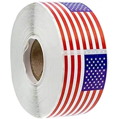 Nastro con 200 adesivo USA, Bandiera Americana, in vinile