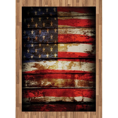 Tappeto vintage bandiera Americana, Usa da 160 cm x 230 cm