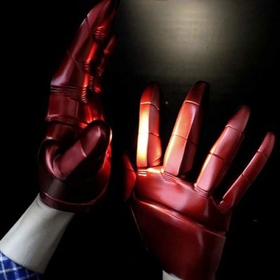 Guanti Cosplay Prop, Guanti modello giocattolo con luci a led Modello indossabile a mano Giocattoli personalizzati con guanti