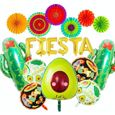 cannucce decorative per feste a tema messicano Hysagtek cannucce decorative di carta Lets Fiesta set da 36 6 modelli messicani 