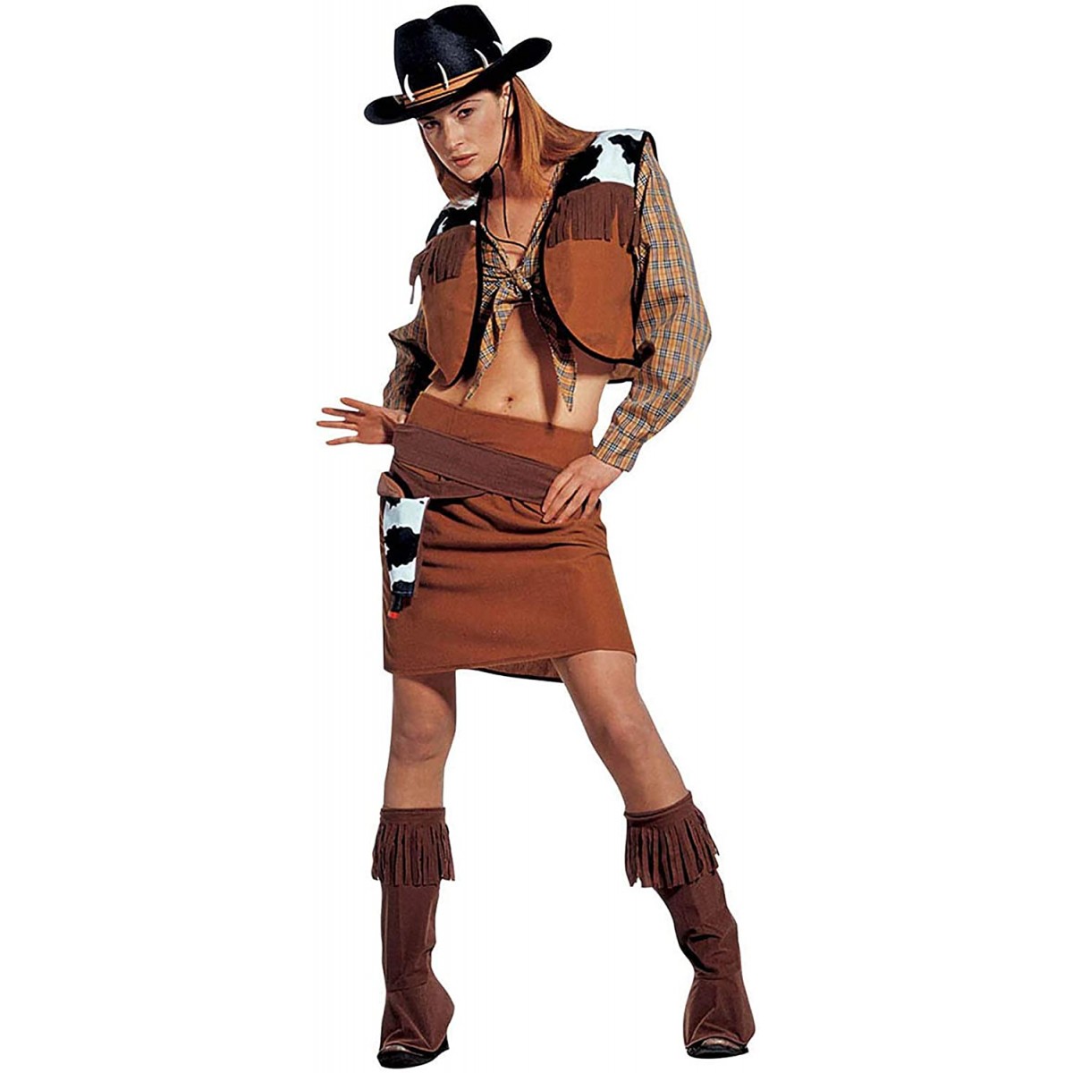 Costume da Far West, CowGirl, taglia M, per adulti