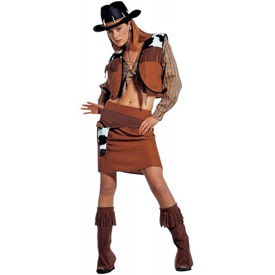 KIT Unisex Occidentale Selvaggio West Cowboy Cowgirl Costume Gallina Addio al Celibato Divertente Accessorio 