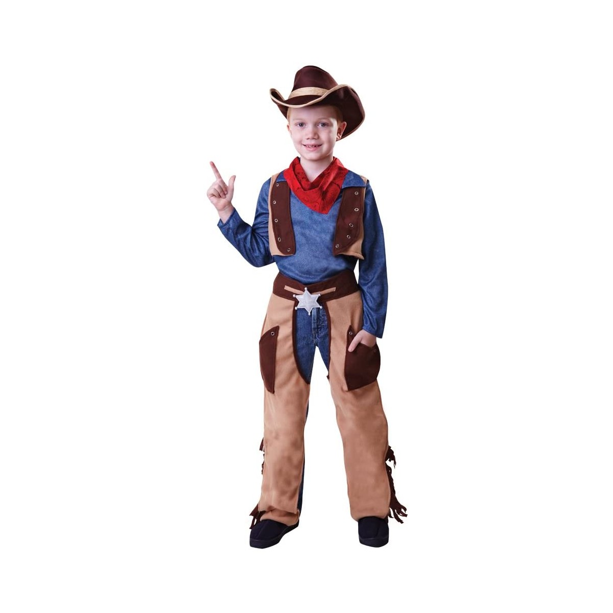 Costume da Cowboy per bambini, travestimento Selvaggio West