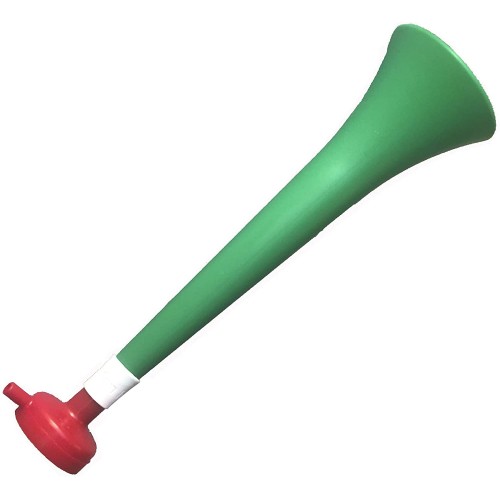 Set da 3 trombe da stadio, Vuvuzela, per eventi sportivi