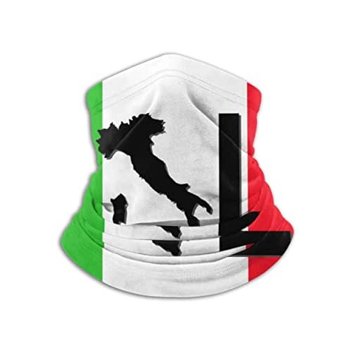 Scaldacollo in pile bandiera italiana, regolabile