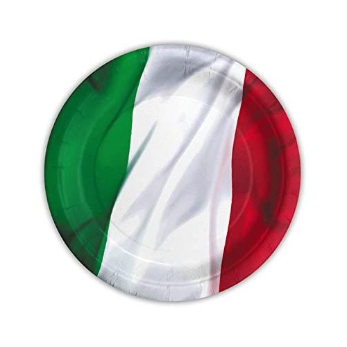 piatti carta bandiera italiana