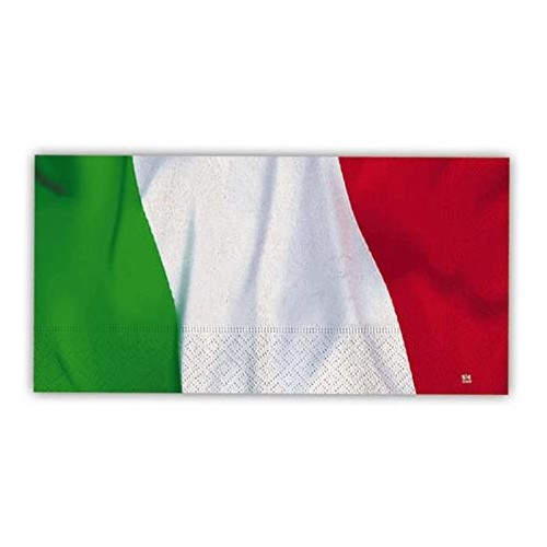 tovaglioli carta bandiera italiana