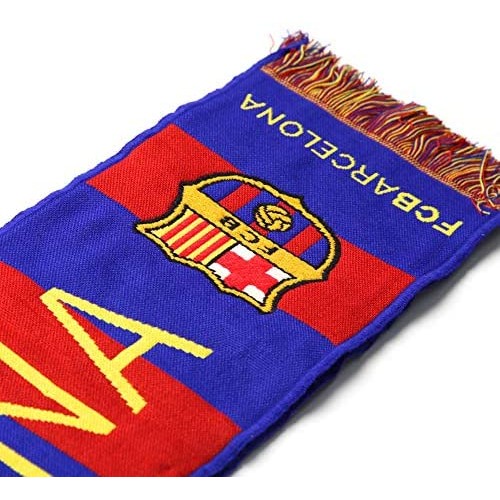 Sciarpa F.C Barcelona, da 120 x 20 cm, Ufficiale Barça