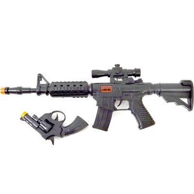 Kit con Fucile e pistola giocattolo, con suoni, idea regalo