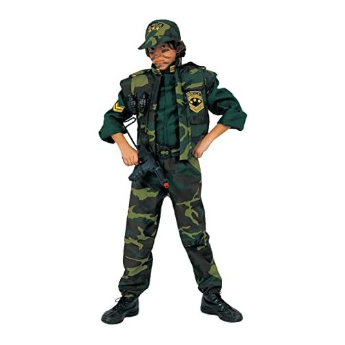 Costume da militare, Task Force, per bambini