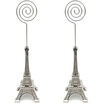 Kit 2 supporti per foto con Torre Eiffel, segnaposto, portabiglietti