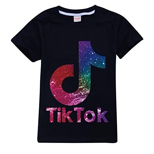 T-shirt maglietta TIK TOK sacca Logo TikTok video musica bambino/adulto unisex 