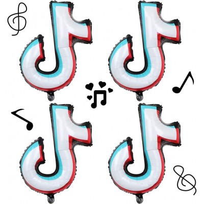 Set 4 Palloncini tema TIK Tok - Musicallity, logo ufficiale