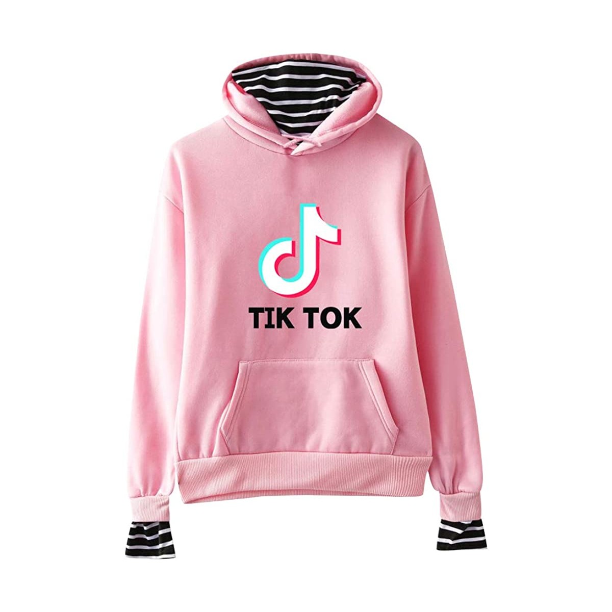 Felpa Tik Tok con cappuccio e tasche, unisex