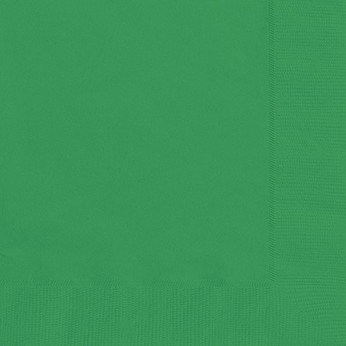 Set da 20 Tovaglioli di carta verdi da 16,5cm