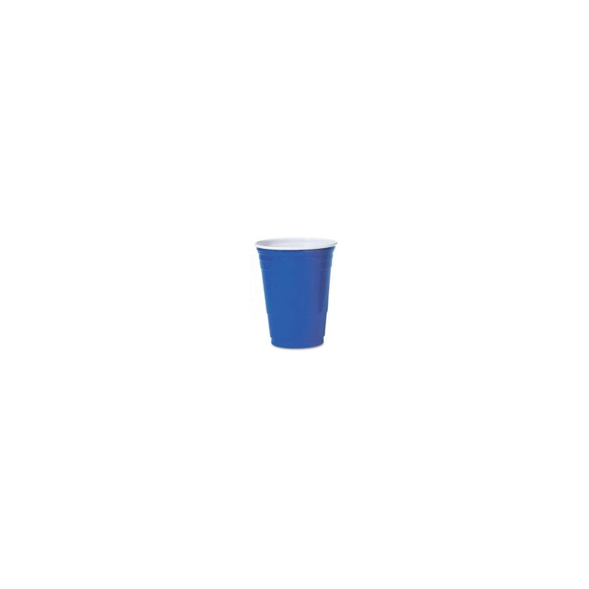 Set da 100 bicchieri blu monouso, da 500 ml, per feste a tema