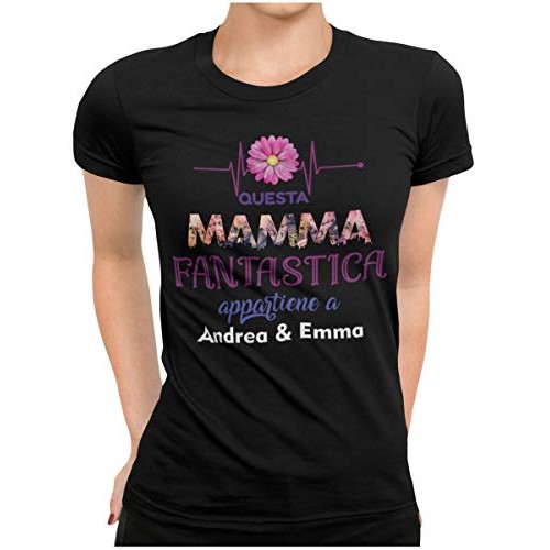 Maglietta festa della mamma Mamma Personalizzata, idea regalo