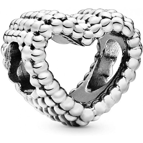 Pandora Bead Charm cuore in argento, idea regalo