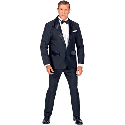 Costume smoking James Bond, Agente 007, per adulti