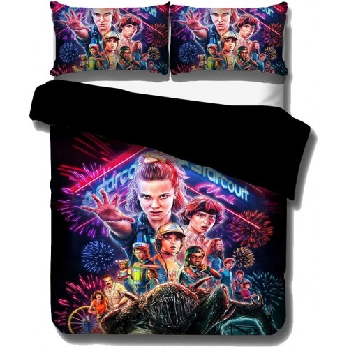 Set copripiumino Stranger things Netflix e federa cuscino