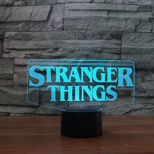 Lampada Stranger Things a Led, effetto 3D, idea regalo