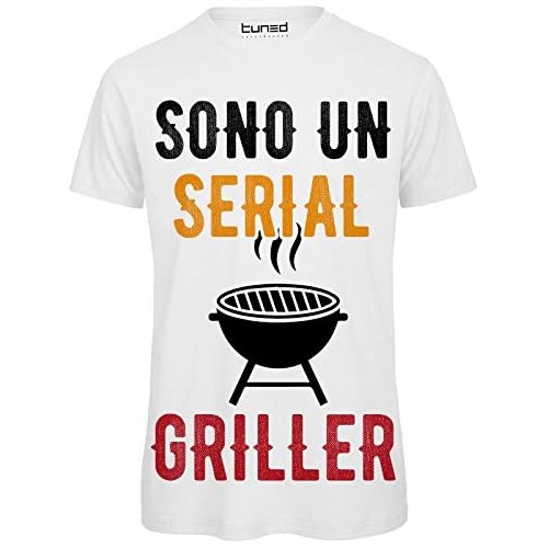 Maglietta Uomo - Sono Un Serial Griller, t-shirt simpatica