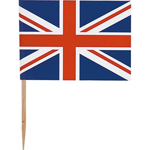 Amosfun 20 pezzi bandiera britannica Photo Booth accessori di scena di Londra britannica per feste nazionali 