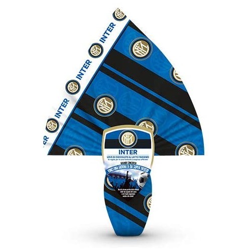 Uovo di cioccolato al latte F.C Inter con sorpresa ufficiale, da 320 gr