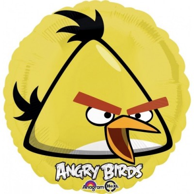 Palloncino Angry Birds uccello giallo