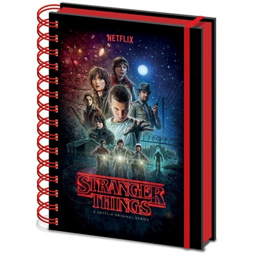 Notebook a spirale A5, Stranger Things Netflix