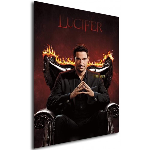 Poster Locandina - Lucifer Netflix da 42x30 cm , stagione 3