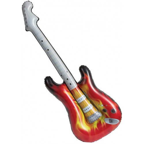 Palloncino gonfiabile chitarra elettrica da Rock Star - 96,5 cm, per feste