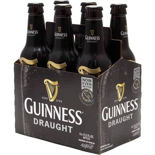Conf. 24 birre Guinness 33 cl di vetro, doppio malto, birra irlandese