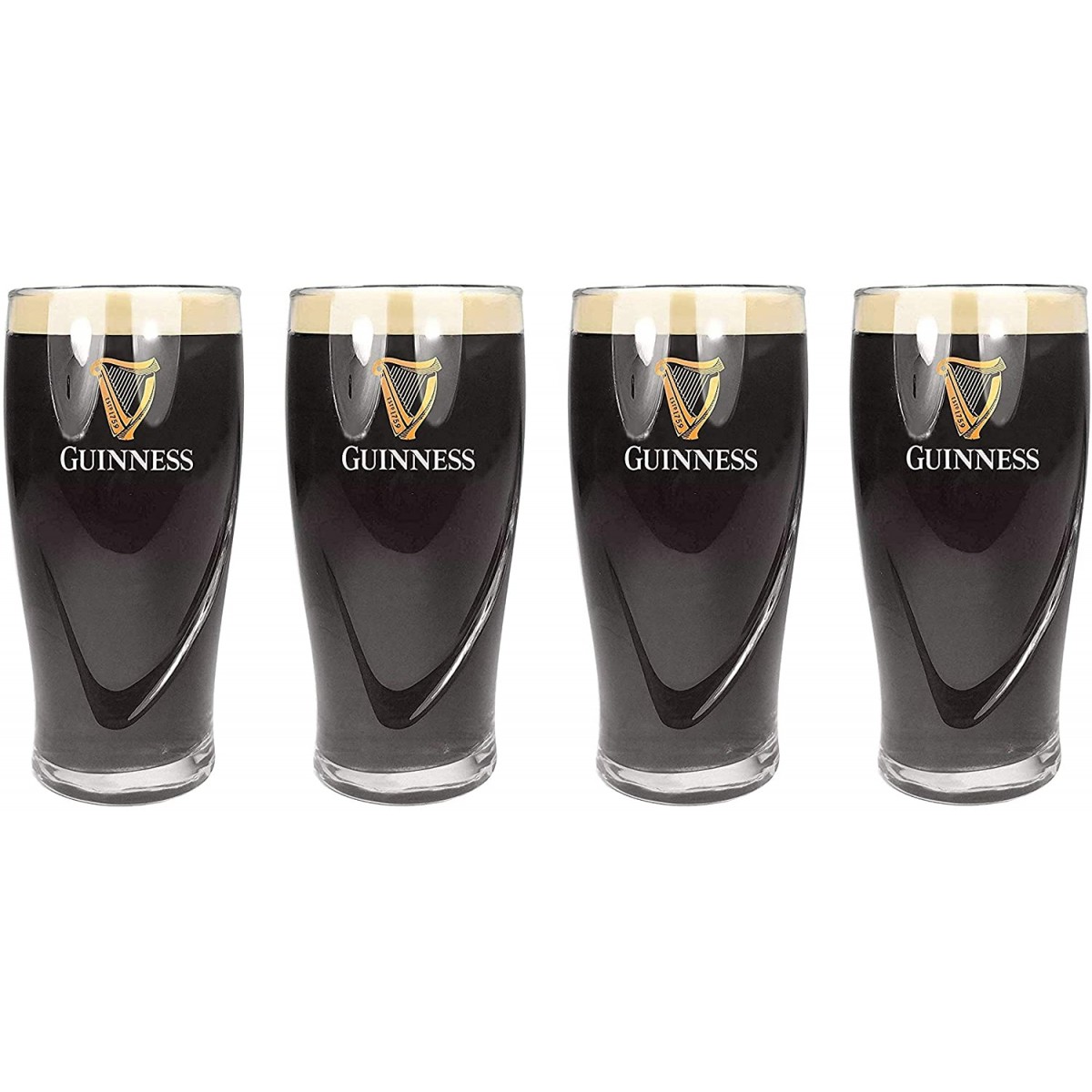 Bicchiere Guinness Beer 1 pinta birra Logo stampato *03431 gadget idea regalo 