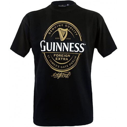 Maglietta Guinness Official Merchandise, in cotone, per barman