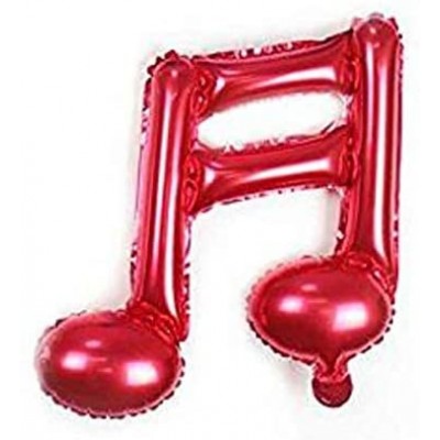 Palloncino Nota musicale rosso, in alluminio, da 45 cm