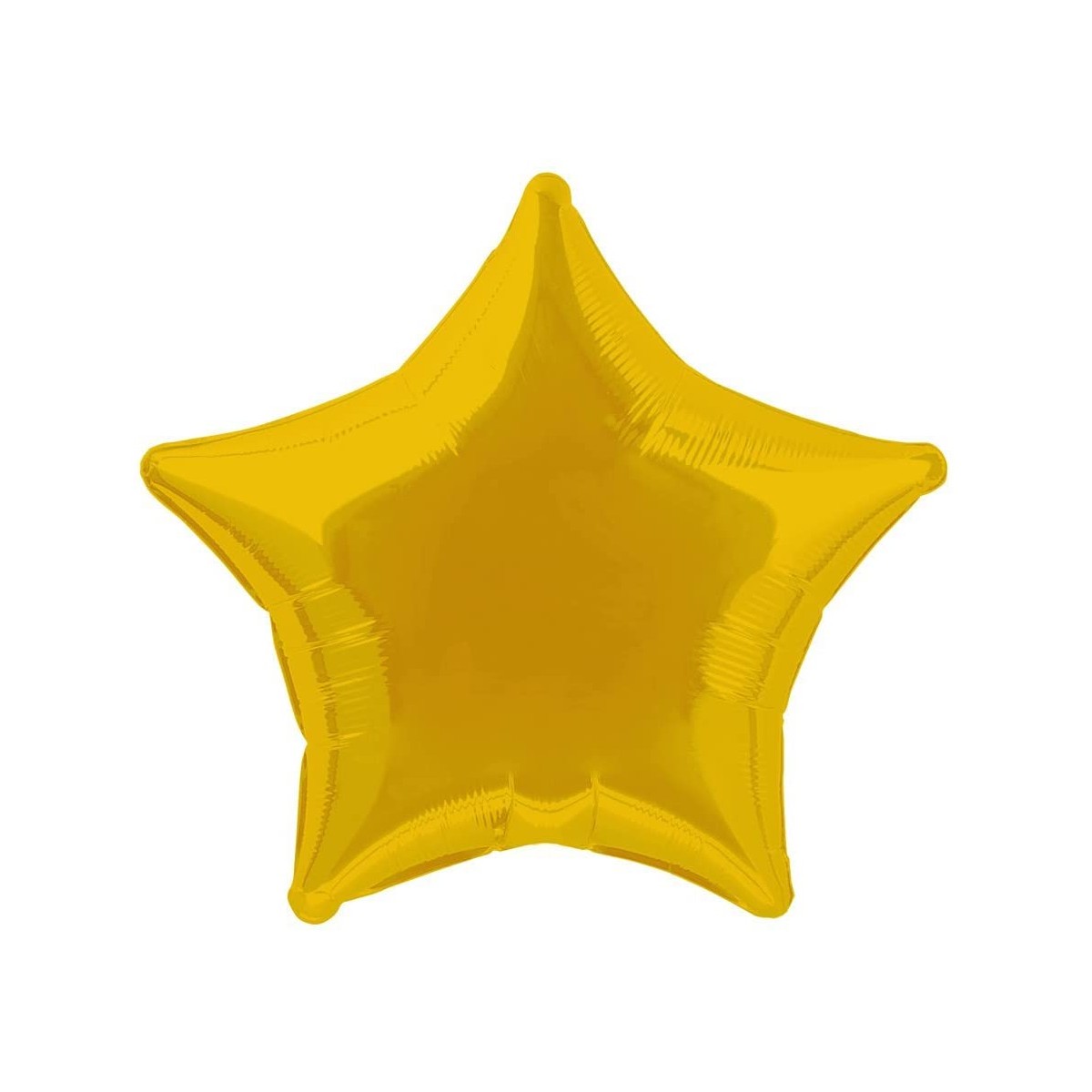 Palloncino stella oro da 50 cm, foil dorato, in lamina