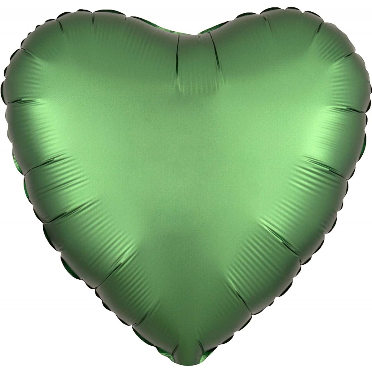 Palloncino Verde Smeraldo forma cuore, da 42 cm, per feste